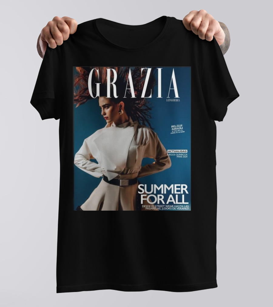 Grazia Latinoamerica Summer For All Melissa Barrera Juegos Olimpicos Paris T-Shirt