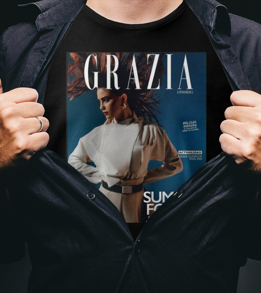 Grazia Latinoamerica Summer For All Melissa Barrera Juegos Olimpicos Paris T-Shirt