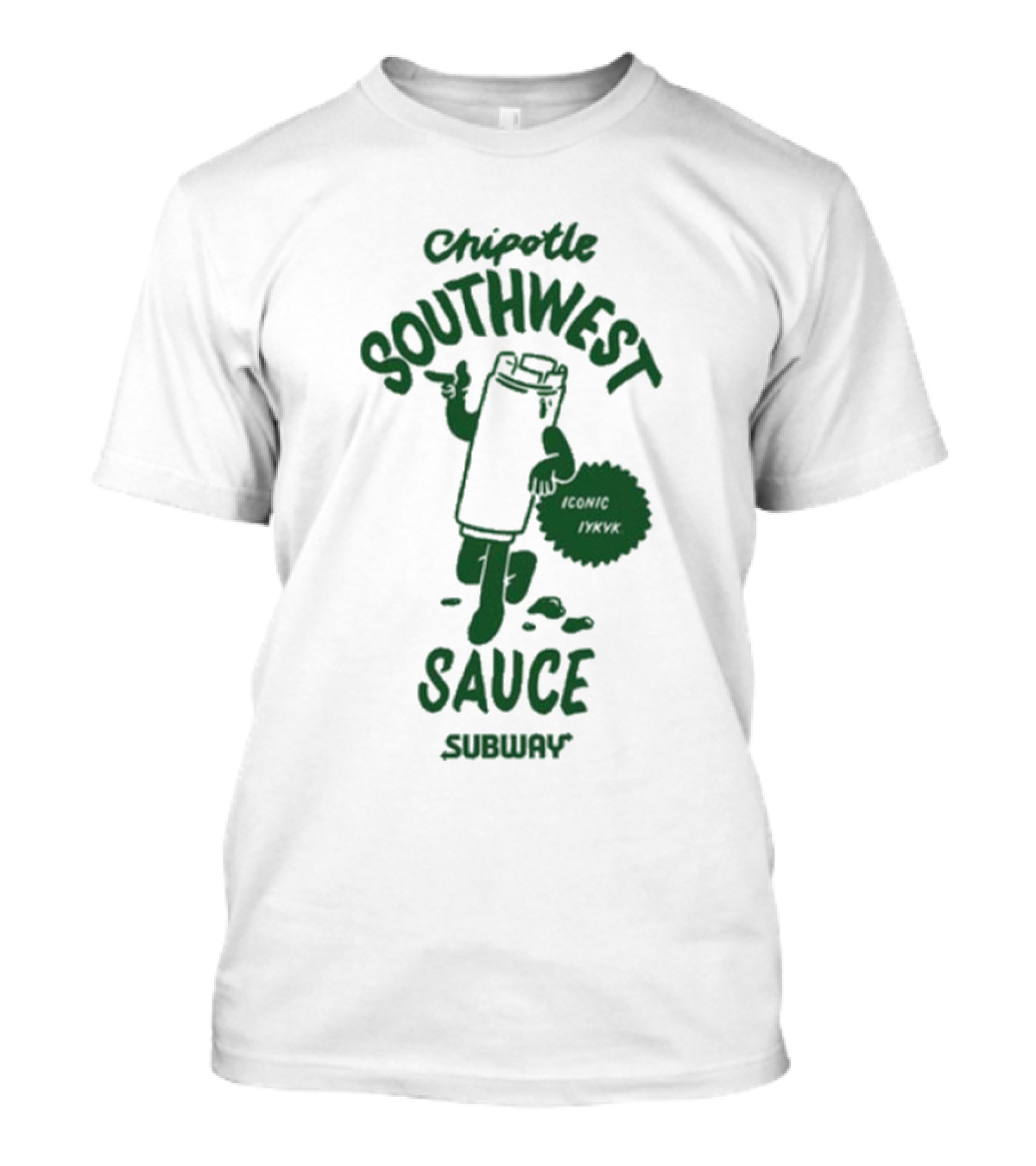 Chipotle Southwest Sauce Subway Iconic NYKVAK T-Shirt