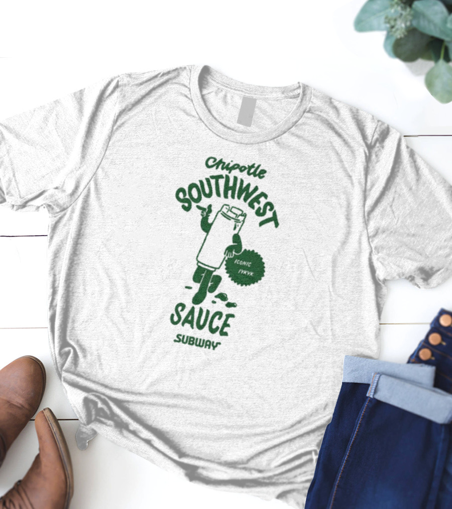 Chipotle Southwest Sauce Subway Iconic NYKVAK T-Shirt