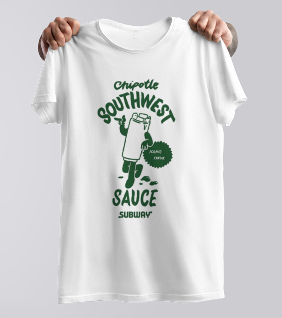 Chipotle Southwest Sauce Subway Iconic NYKVAK T-Shirt