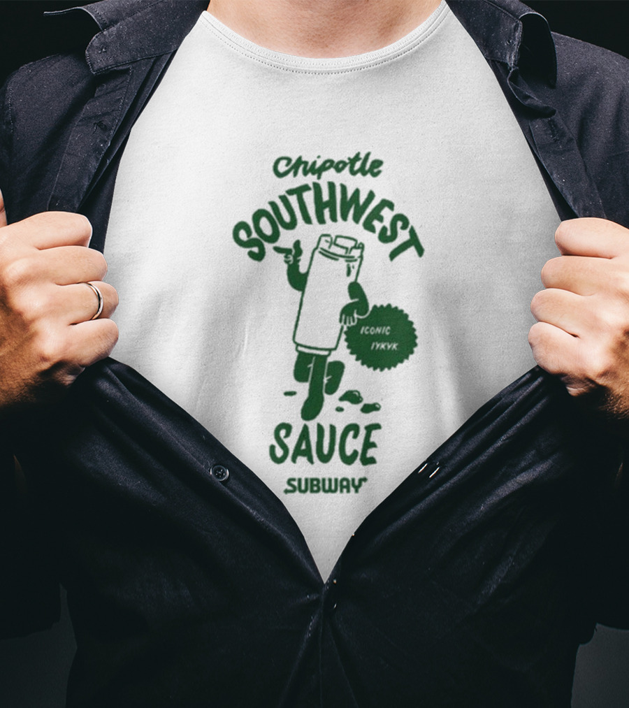 Chipotle Southwest Sauce Subway Iconic NYKVAK T-Shirt