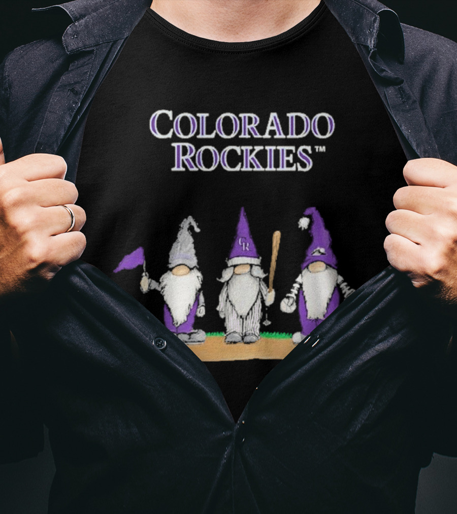 Colorado Rockies Infant Gnomes Baseball T-Shirt