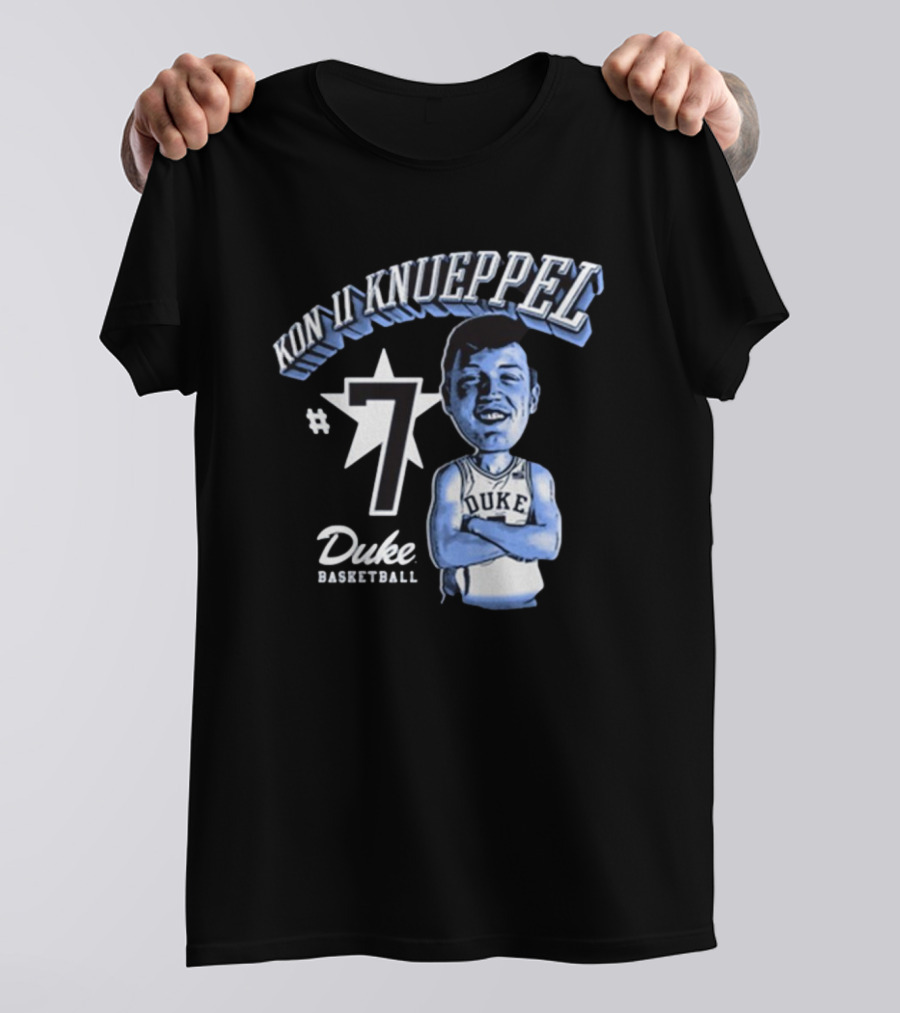 Kn II Knueppel #7 Duke Basketball Cartoon T-Shirt