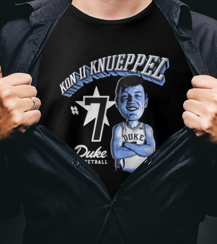 Kn II Knueppel #7 Duke Basketball Cartoon T-Shirt