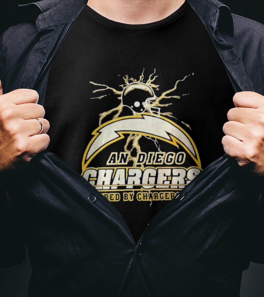 San Diego Chargers Powered By Chargers Fuel Vintage T-Shirt