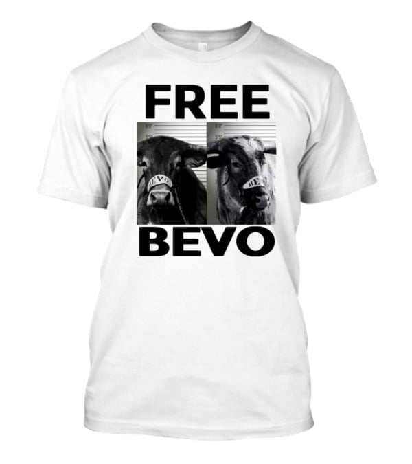 Free Bevo Mugshot Cow With Kyle Umlang T-Shirt