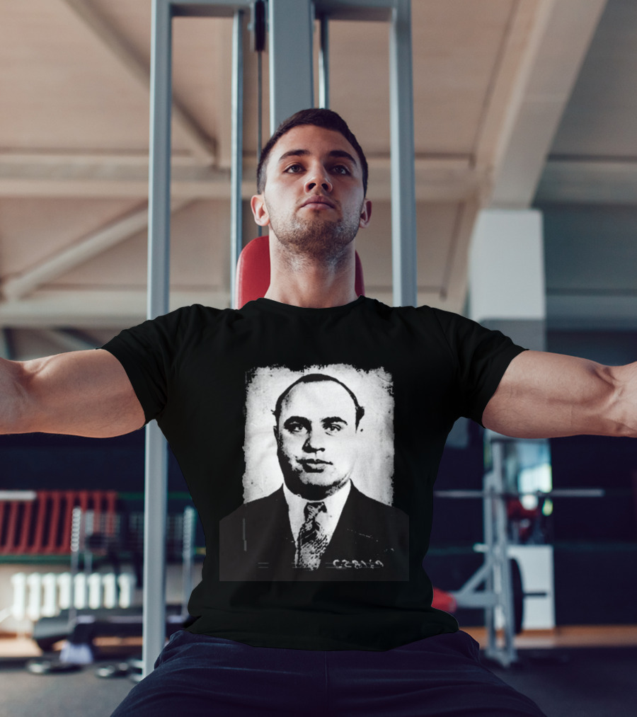 Social Distortion Black Kat Vintage Al Capone Photograph T-Shirt