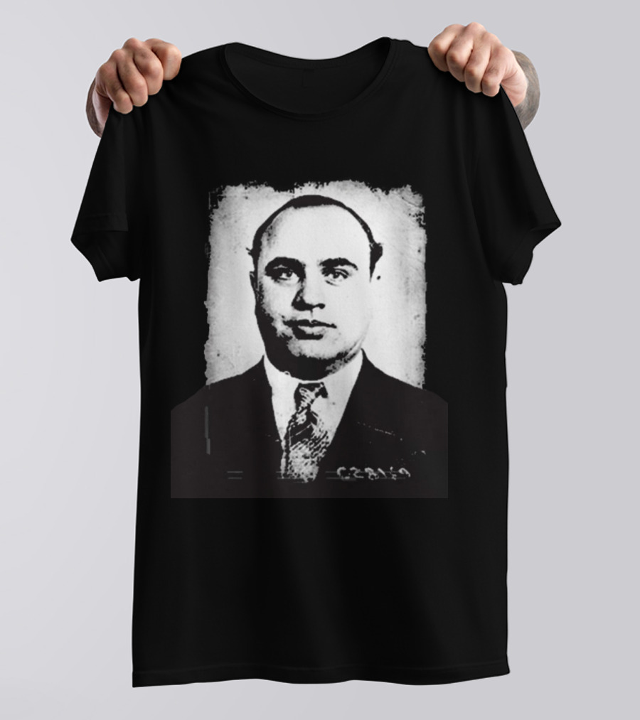 Social Distortion Black Kat Vintage Al Capone Photograph T-Shirt