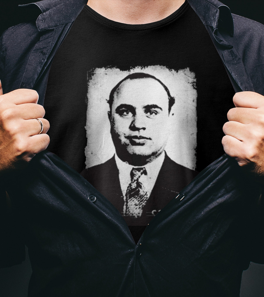 Social Distortion Black Kat Vintage Al Capone Photograph T-Shirt