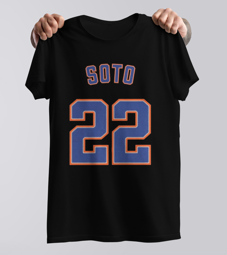 Juan Soto 22 New York Mets MLB Baseball 2025 T-Shirt