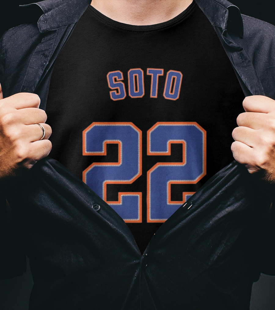 Juan Soto 22 New York Mets MLB Baseball 2025 T-Shirt