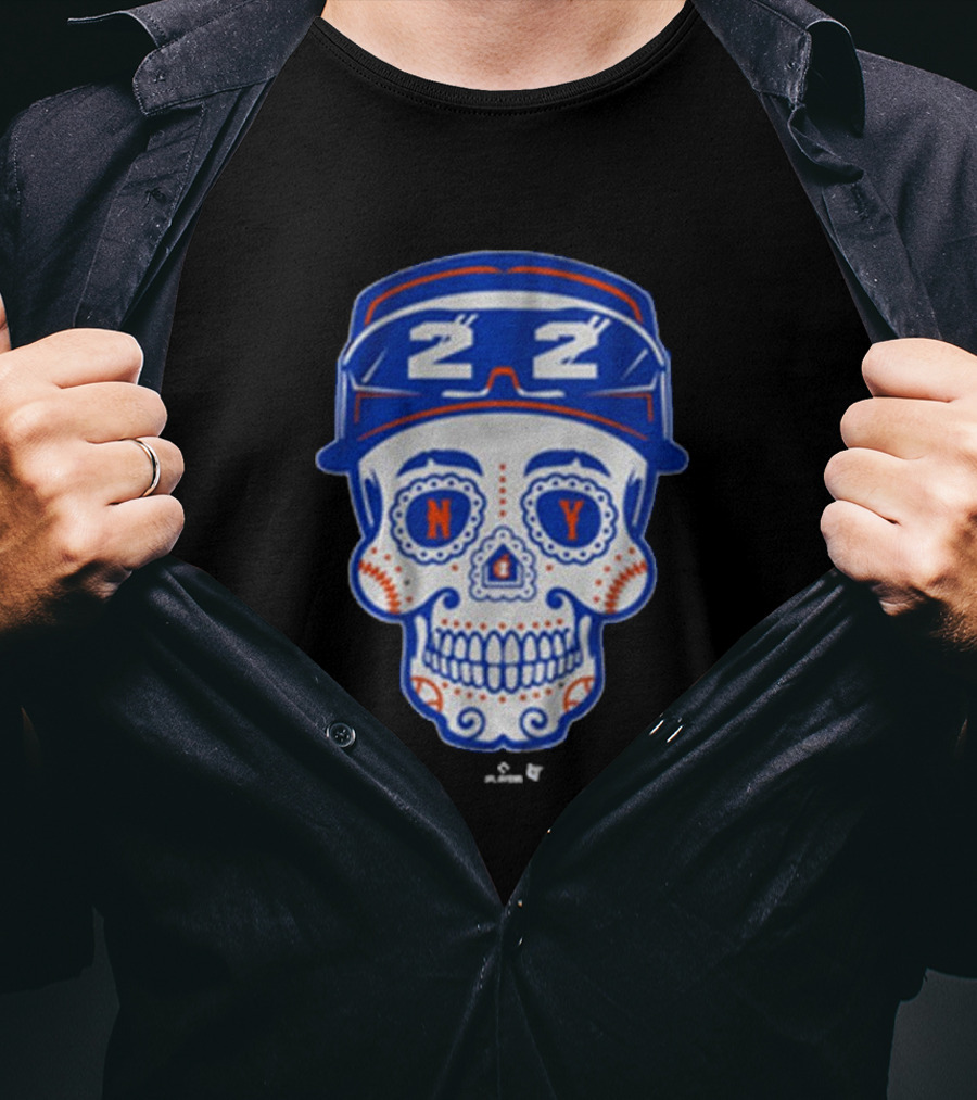 Juan Soto NY Mets Sugar Skull MLB Baseball 2025 Queens T-Shirt