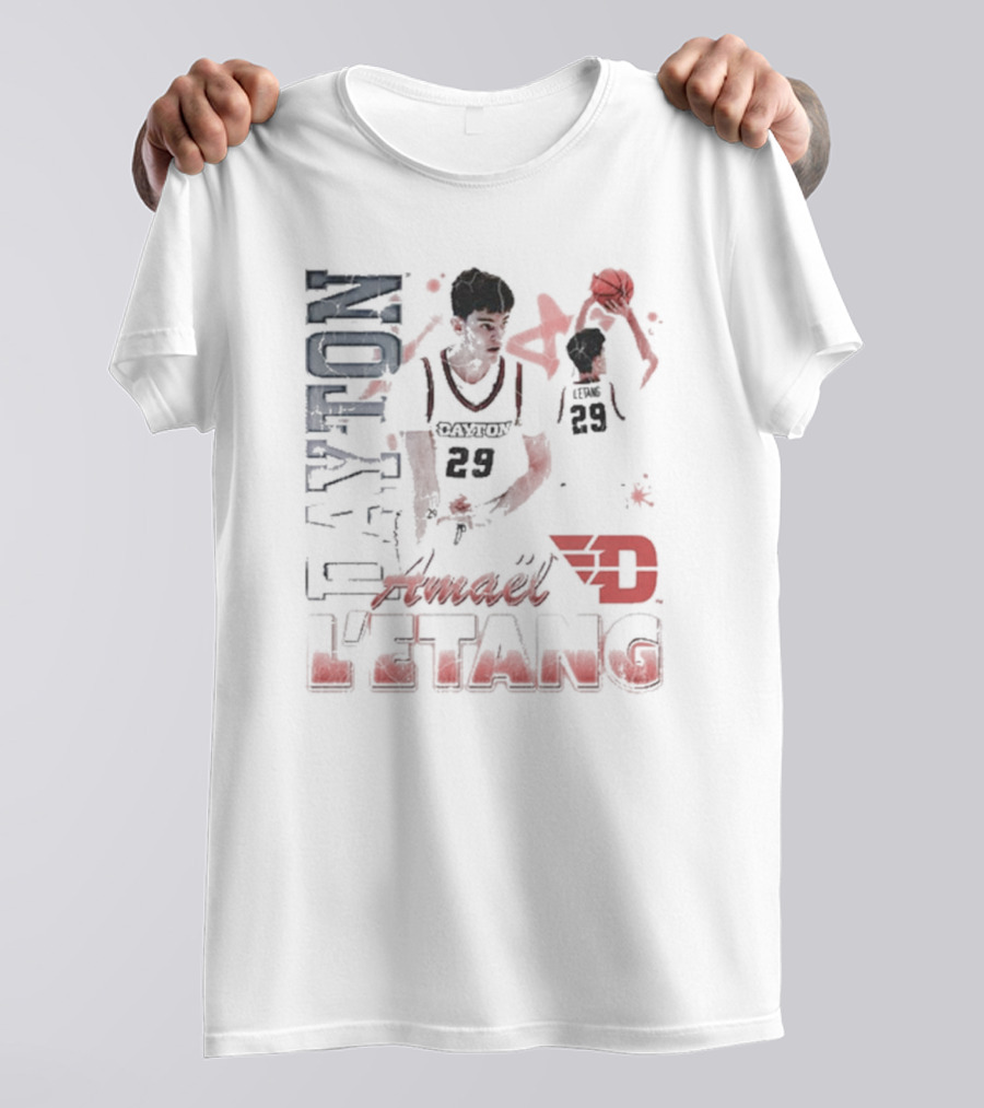 Amael L’Etang Dayton Flyers 29 Basketball 90s Dayton T-Shirt