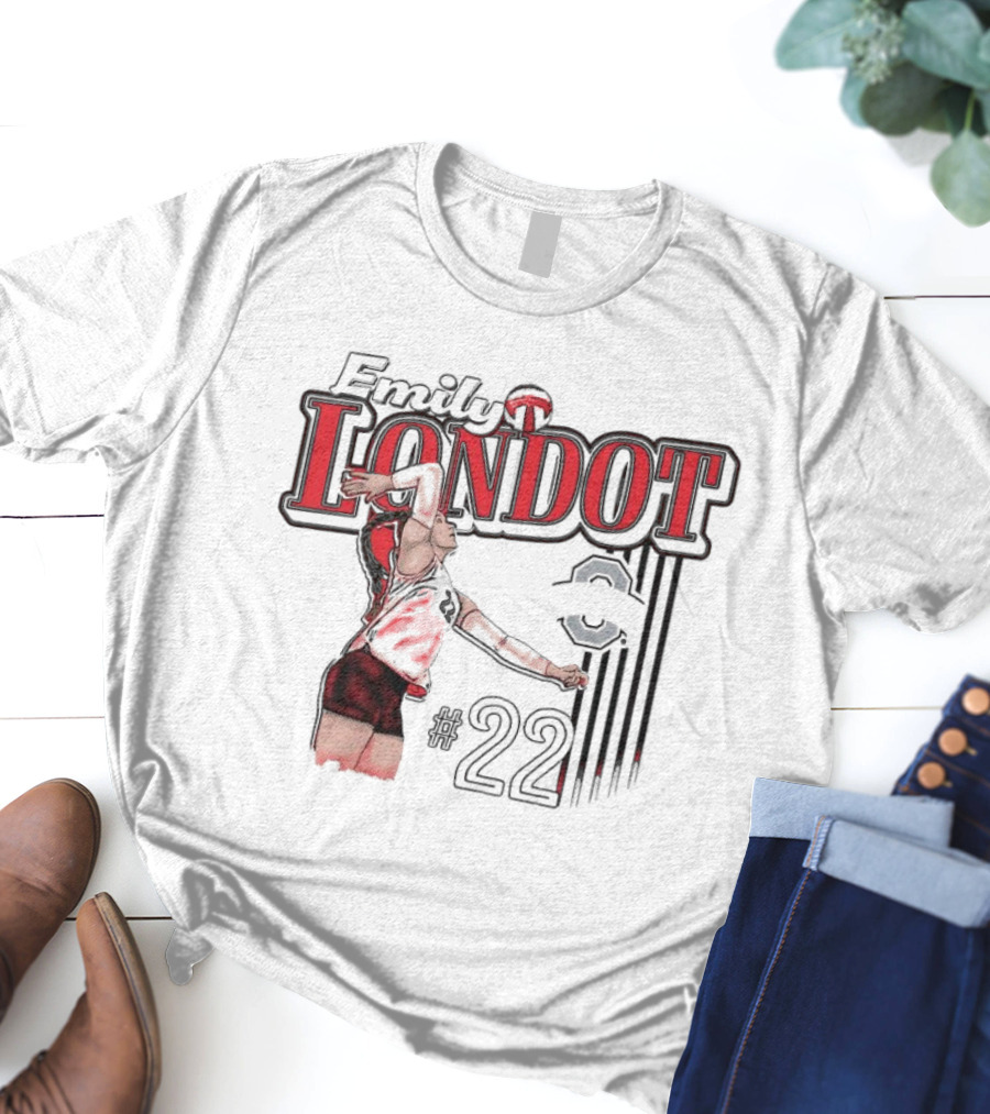 Emily Londot Volleyball Ohio State Buckeyes #22 Classic T-Shirt