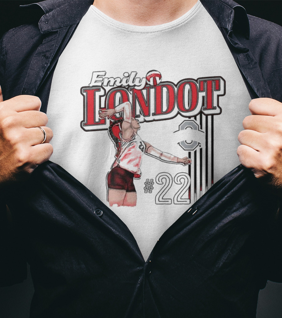 Emily Londot Volleyball Ohio State Buckeyes #22 Classic T-Shirt