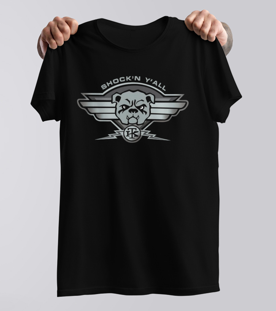 Shock'N Y'All Bulldog TFK Wings T-Shirt