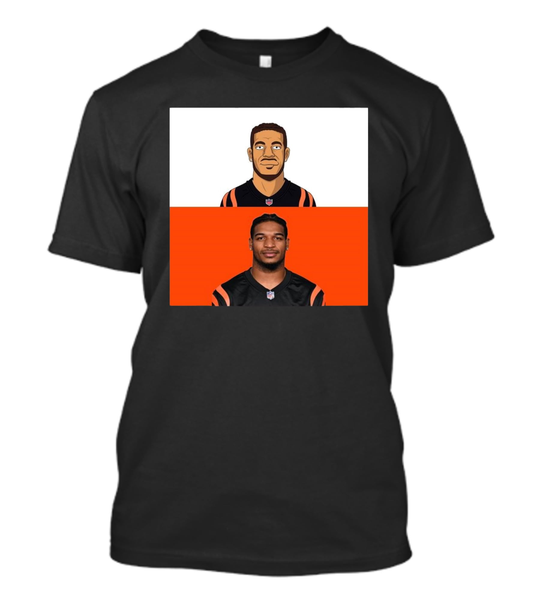 Ja’Marr Chase Cincinnati Bengals The Simpsons NFL Themed Drawing T-Shirt