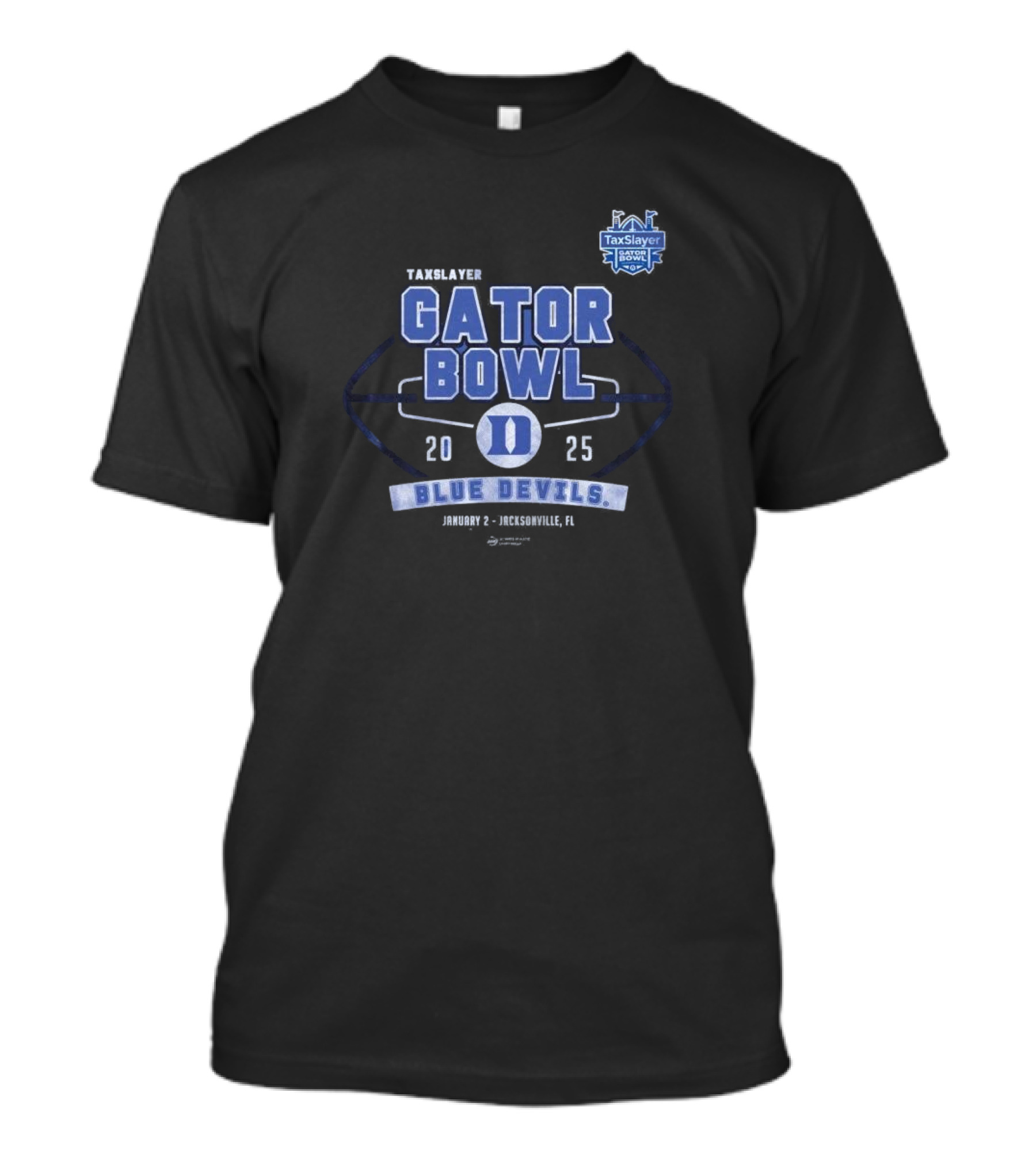 Taxslayer Gator Bowl 2025 Duke Blue Devils January 2 Jacksonville FL T-Shirt
