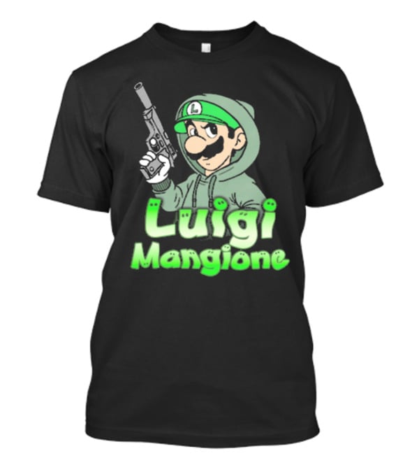 Luigi Mangione Super Mario Bros Parody That Go Hard T-Shirt