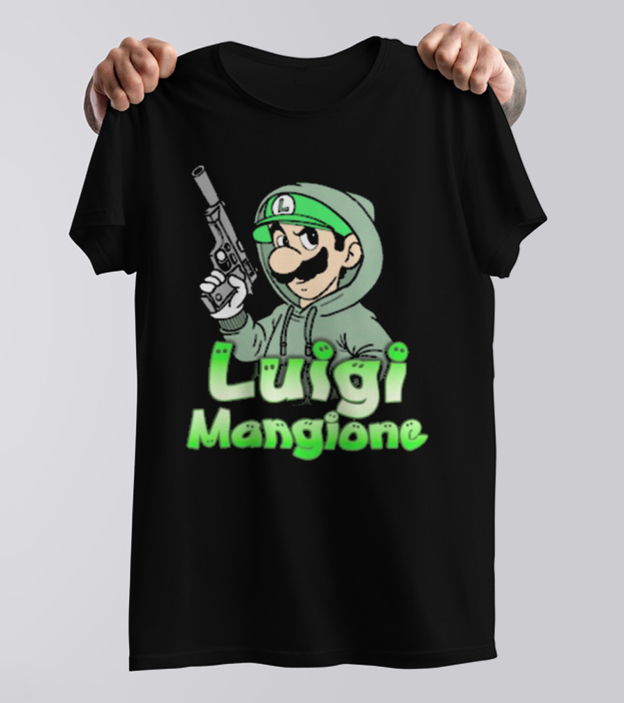 Luigi Mangione Super Mario Bros Parody That Go Hard T-Shirt
