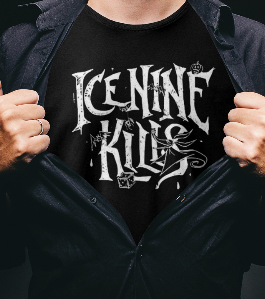 Ice Nine Kills Store Lock Shock And Barrel Nightmare Before Christmas Crossover T-Shirt