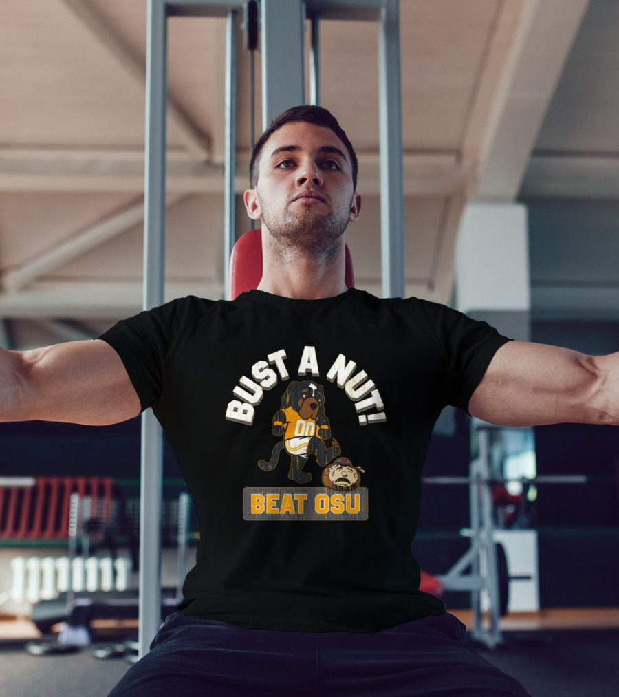 Bust A Nut Tennessee Vols Mascot Beat OSU T-Shirt
