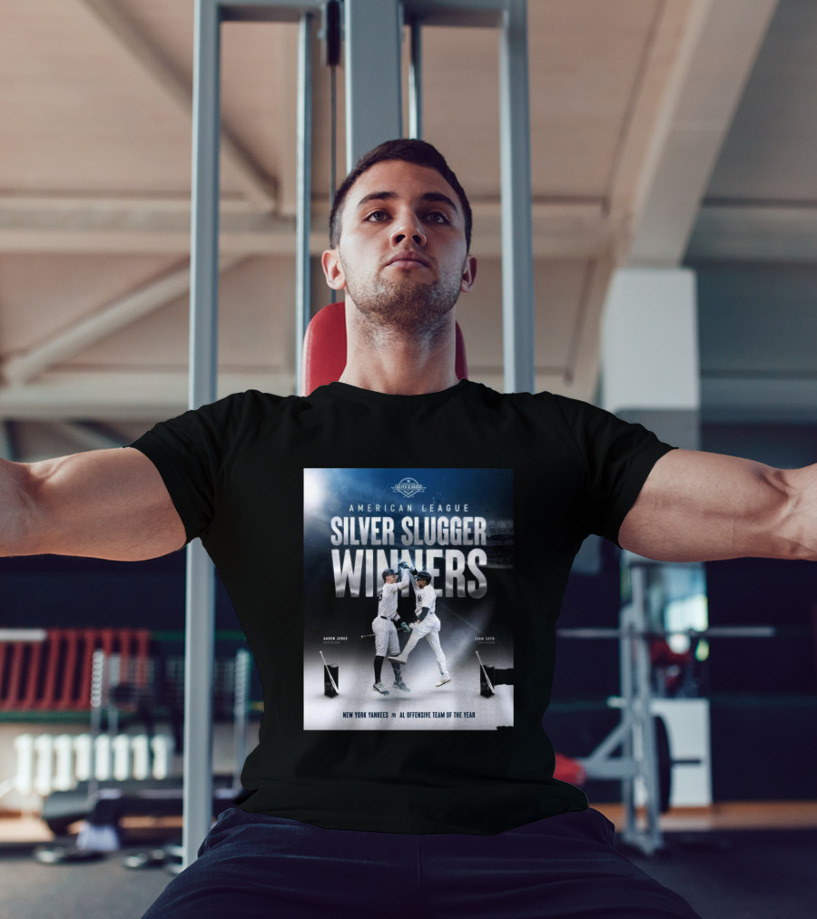 American League Silver Slugger Winners Aaron Judge Juan Soto New York Yankees AL Offensive Team Of The Year T-Shirt