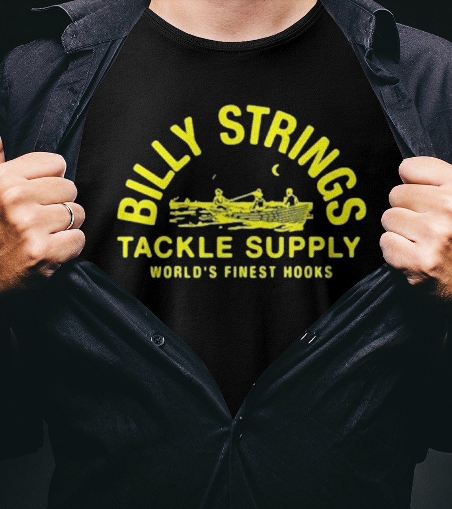 Billy Strings Tackle Supply World's Finest Hooks Summer T-Shirt