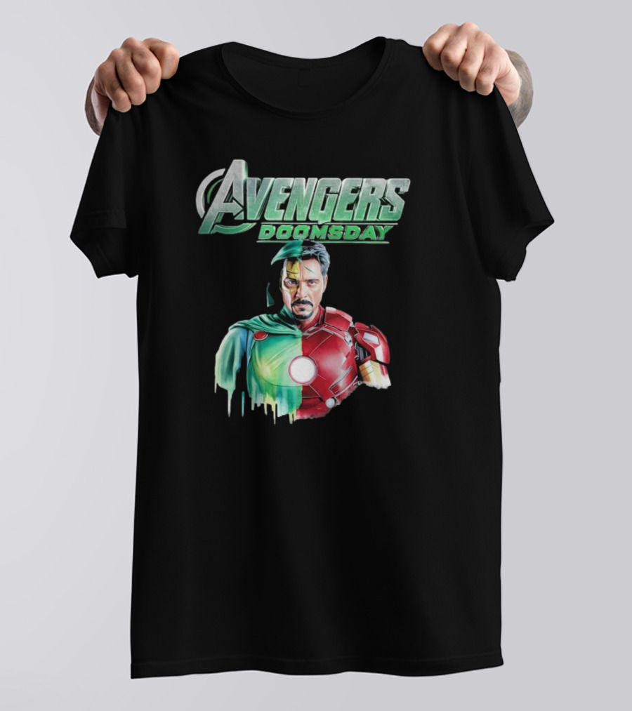 Avengers Doomsday Iron Man Superman Crossover Fusion T-Shirt