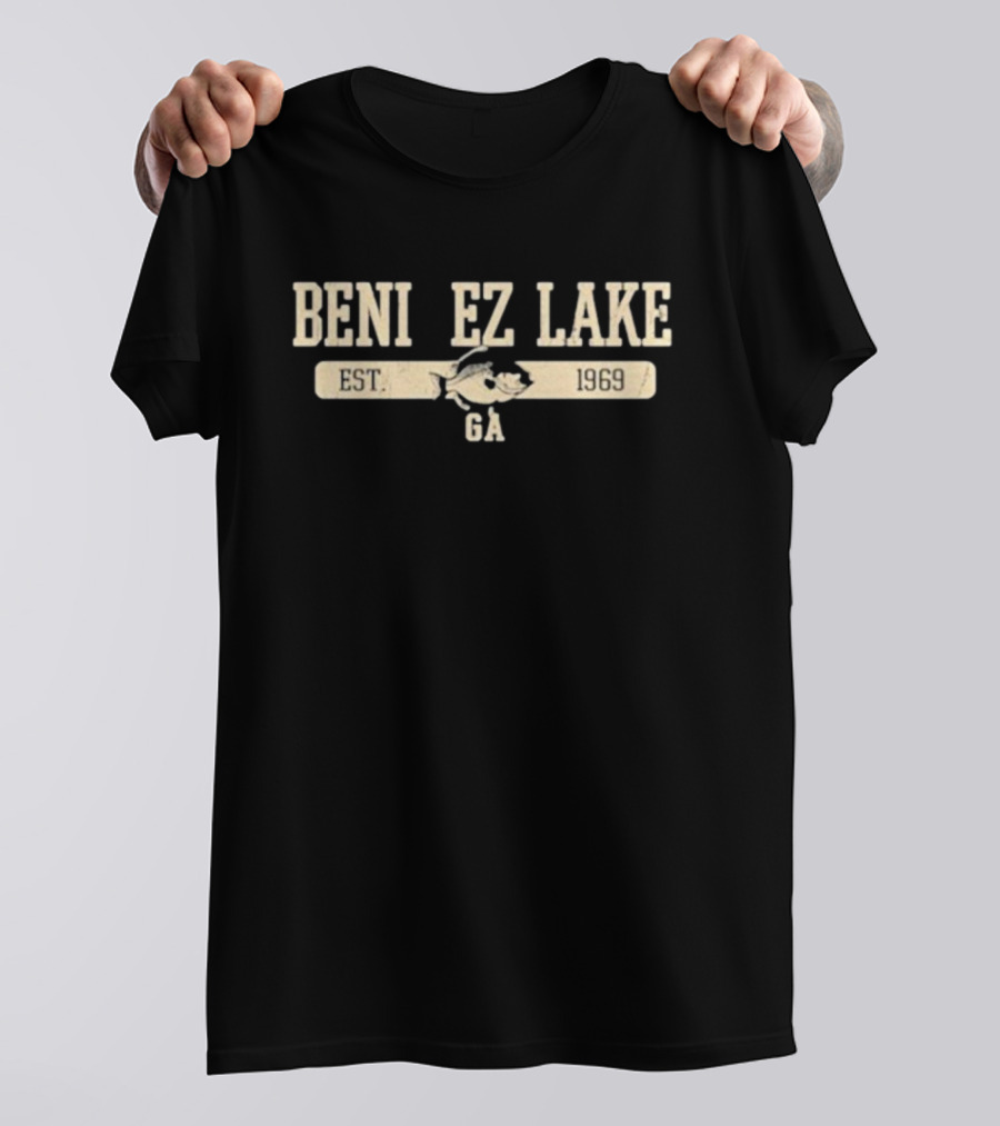 Baylen Levine Benitez Lake GA Est 1969 Navy T-Shirt