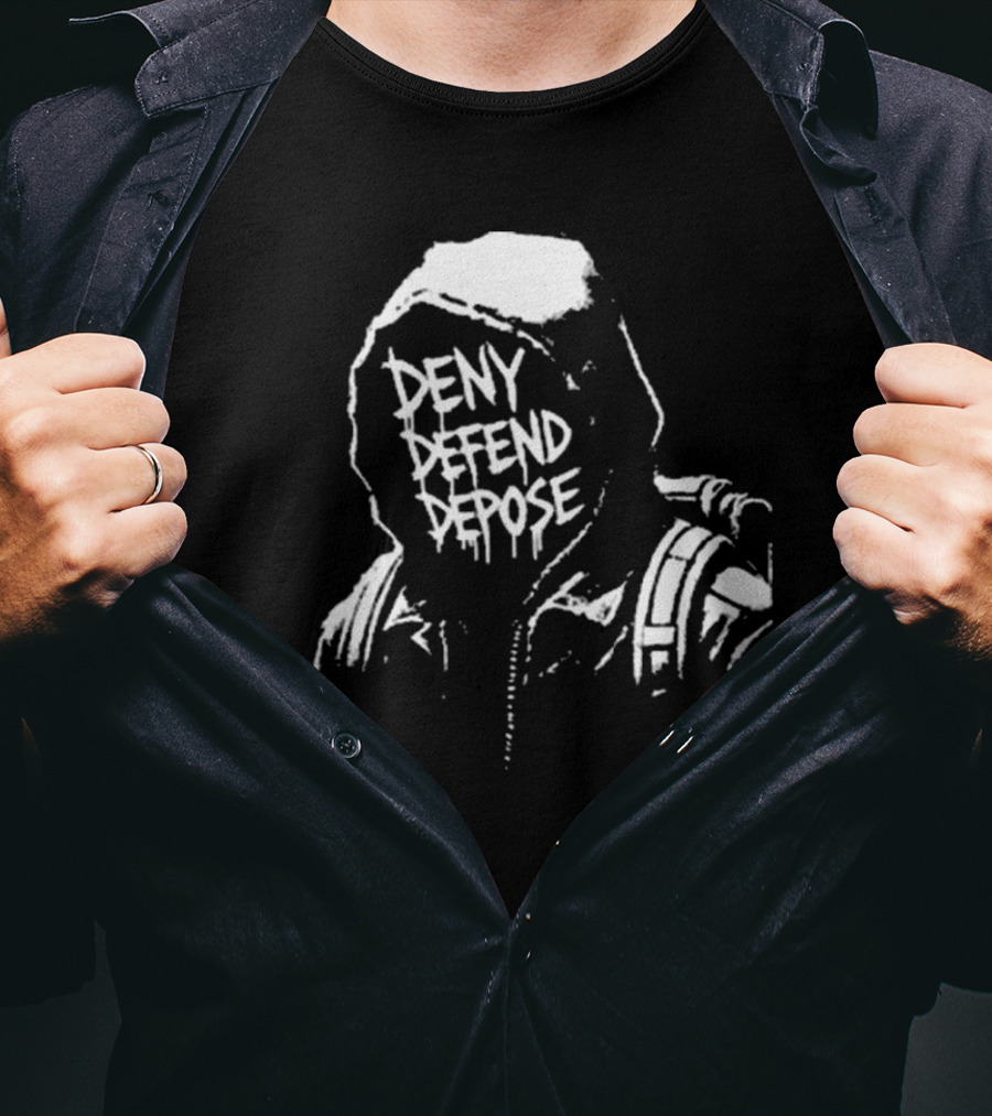 Radiant Stylee Luigi Mangione Deny Defend Depose T-Shirt