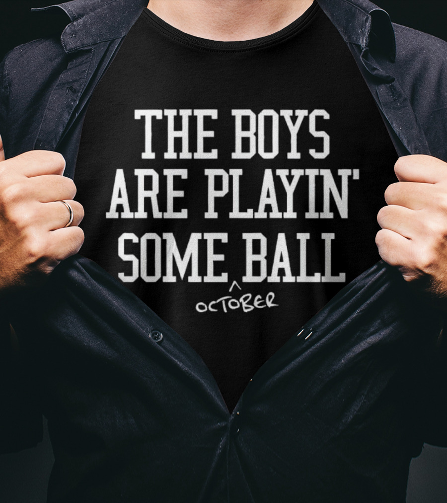 The Boys Are Playin' Some Ball October MLB Kansas City Royals Vintage T-Shirt
