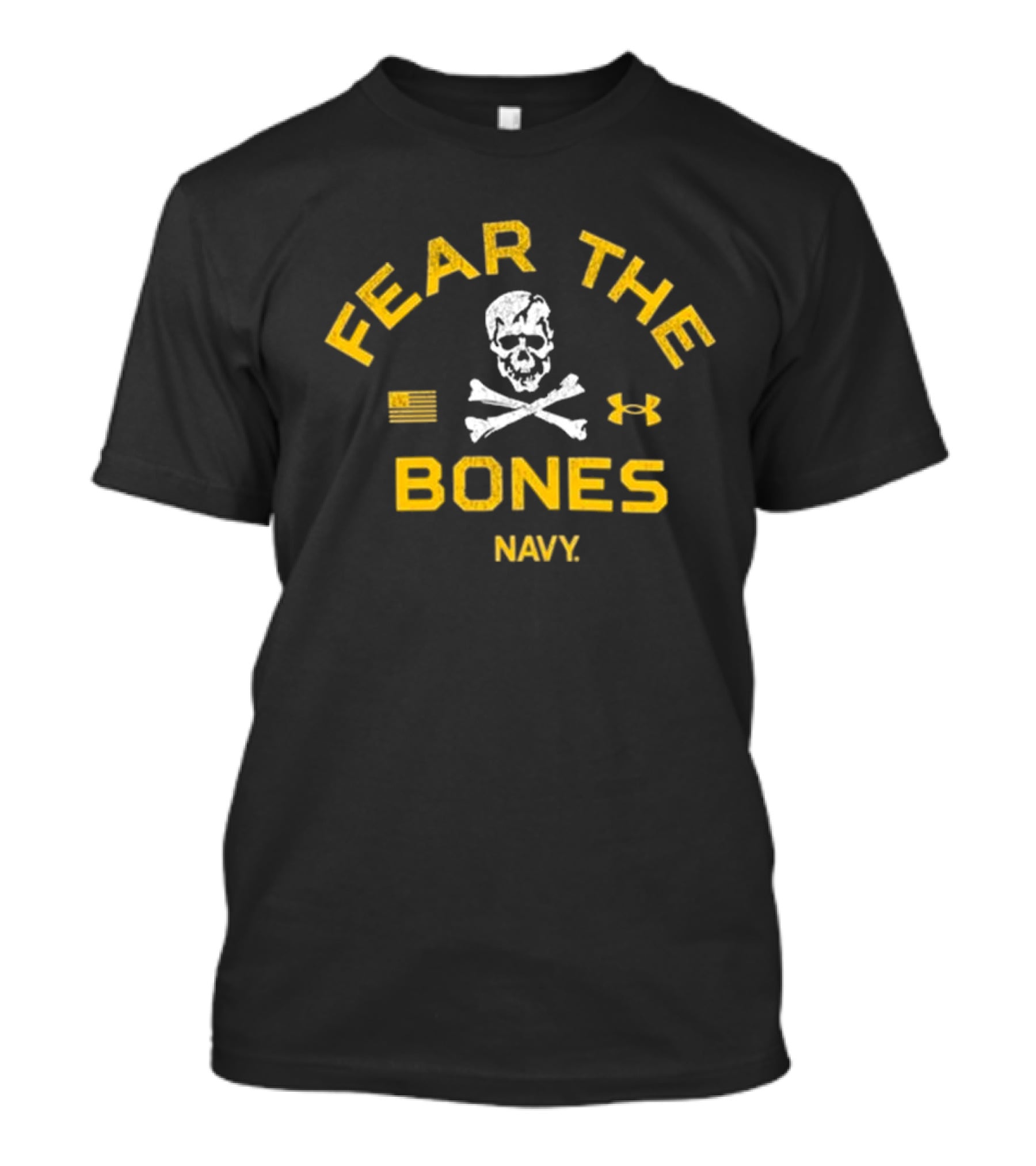 Fear The Bones Navy Under Armour T-Shirt