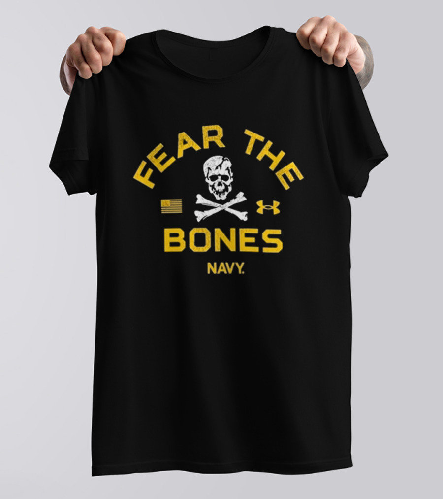 Fear The Bones Navy Under Armour T-Shirt