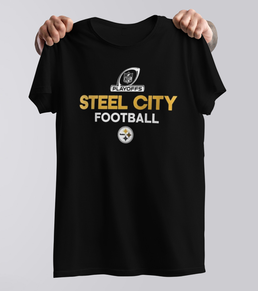 NFL Playoffs Steel City Football Pittsburgh Steelers T-Shirt