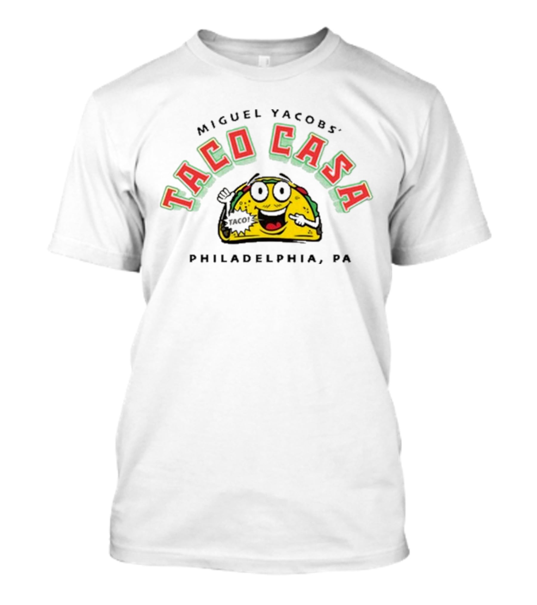 Miguel Yacobs’ Taco Casa Philadelphia PA Taco Painting T-Shirt