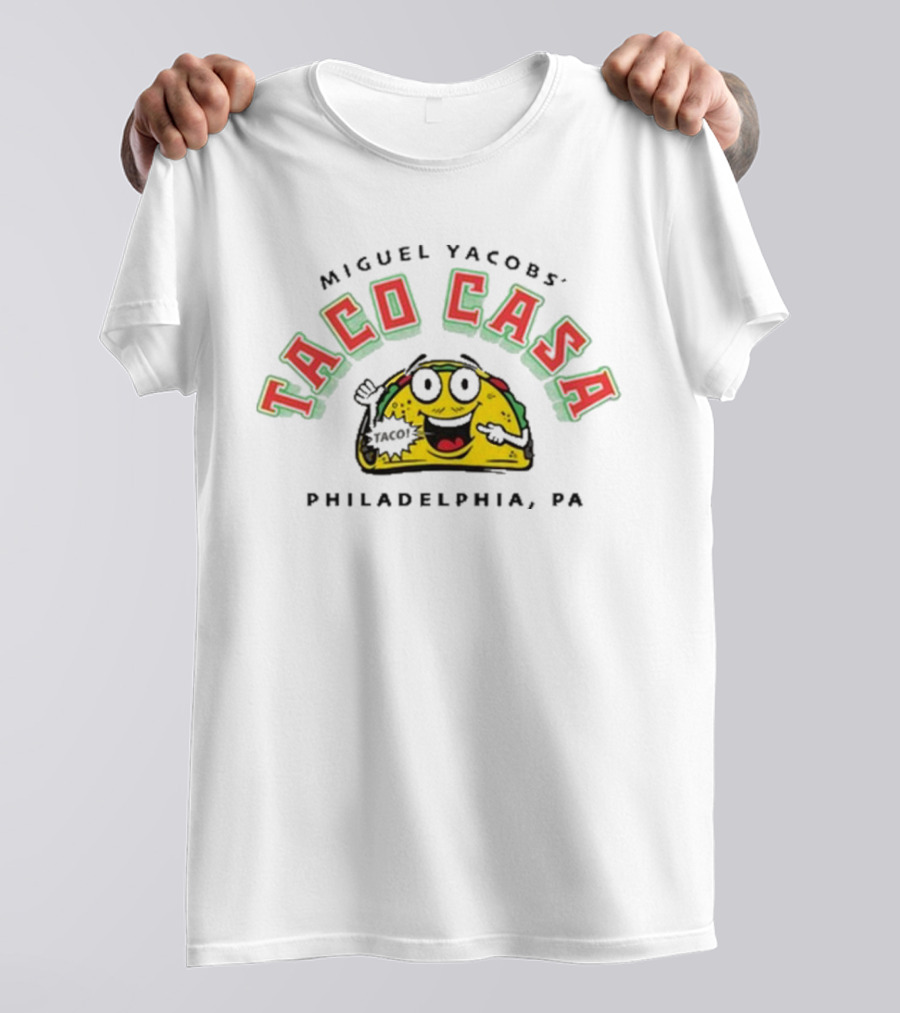 Miguel Yacobs’ Taco Casa Philadelphia PA Taco Painting T-Shirt