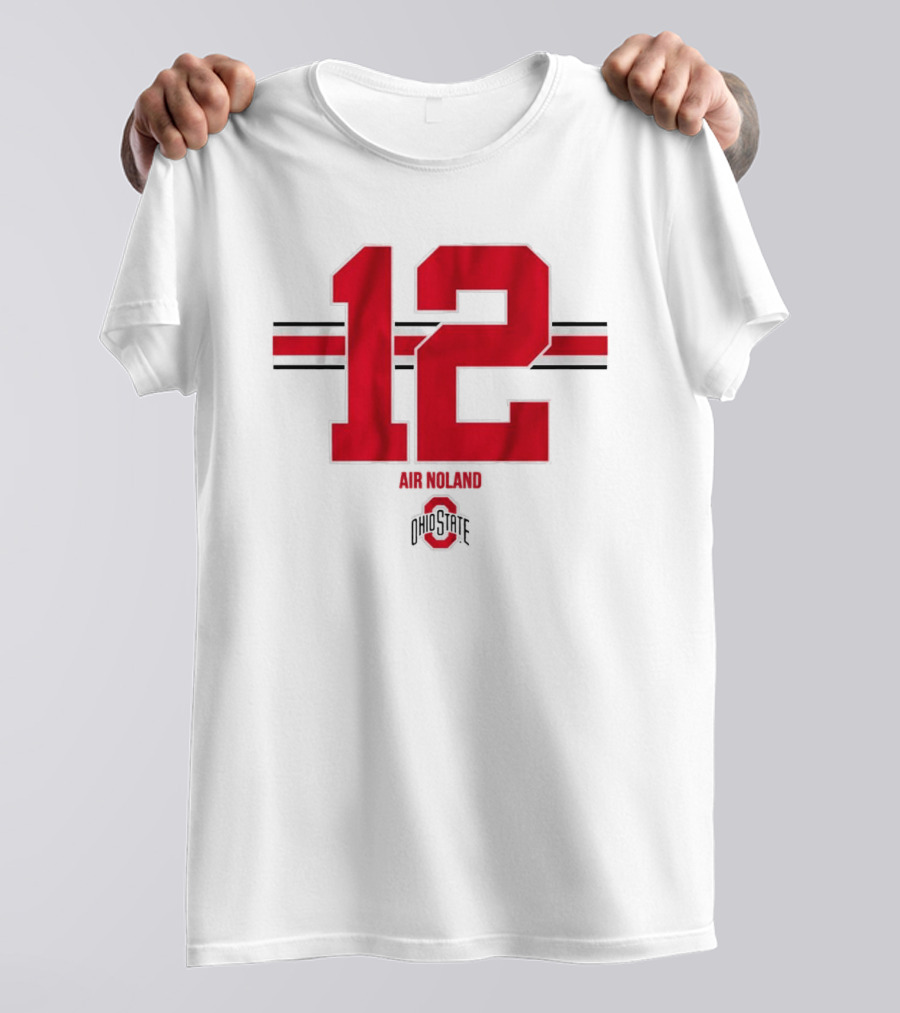 Ohio State Football Air Noland 12 Ohio State T-Shirt