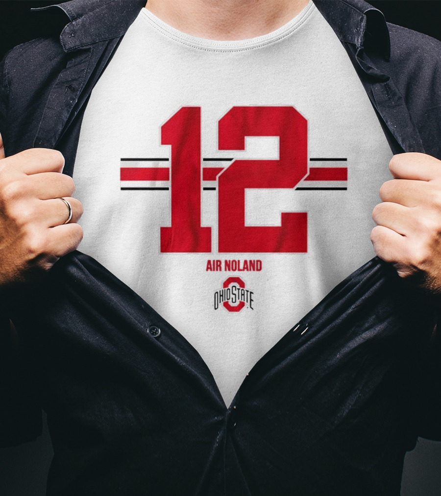 Ohio State Football Air Noland 12 Ohio State T-Shirt