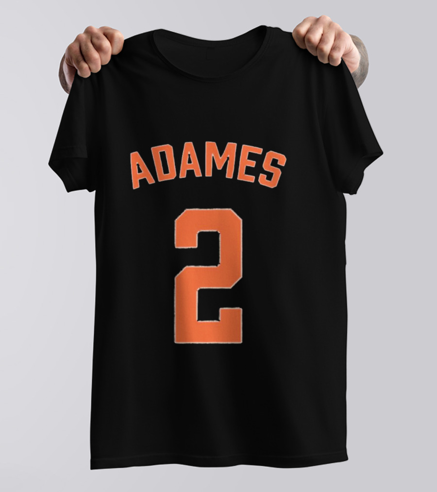 Adames Number 2 San Francisco Giants MLB Baseball 2025 T-Shirt