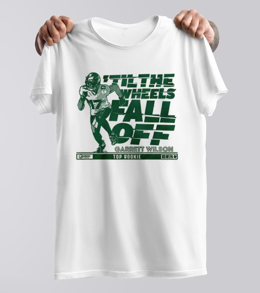‘Til The Wheels Fall Off Garrett Wilson Top Rookie New York Jets NFL T-Shirt