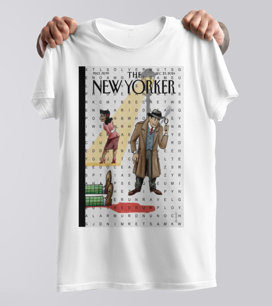 The New Yorker Kate Beaton Murder Mystery Redrum Dec 23 T-Shirt