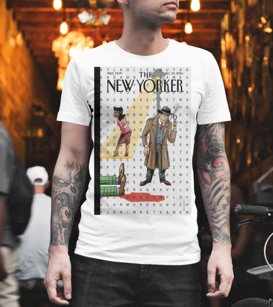The New Yorker Kate Beaton Murder Mystery Redrum Dec 23 T-Shirt