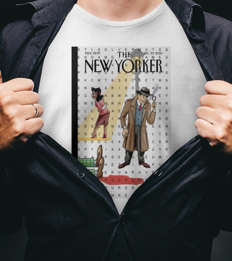 The New Yorker Kate Beaton Murder Mystery Redrum Dec 23 T-Shirt