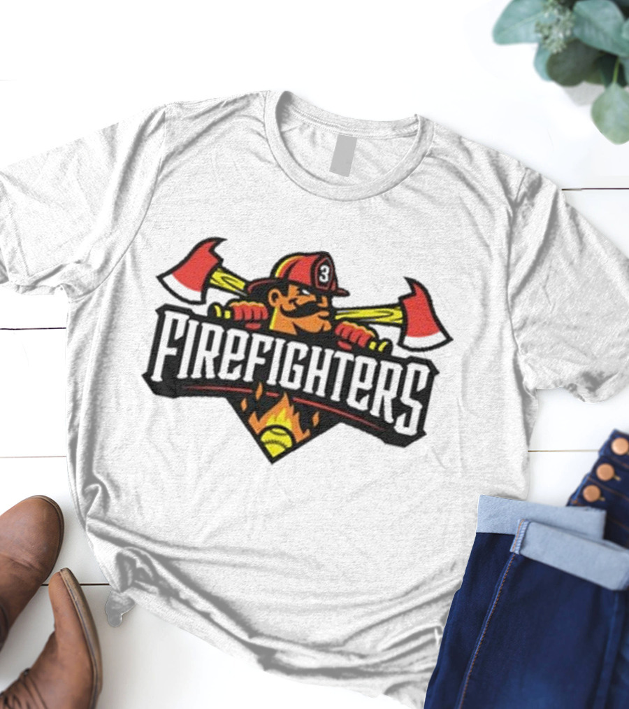 The Savannah Bananas Firefighters Logo Baseball Holiday Tailgaters New T-Shirt