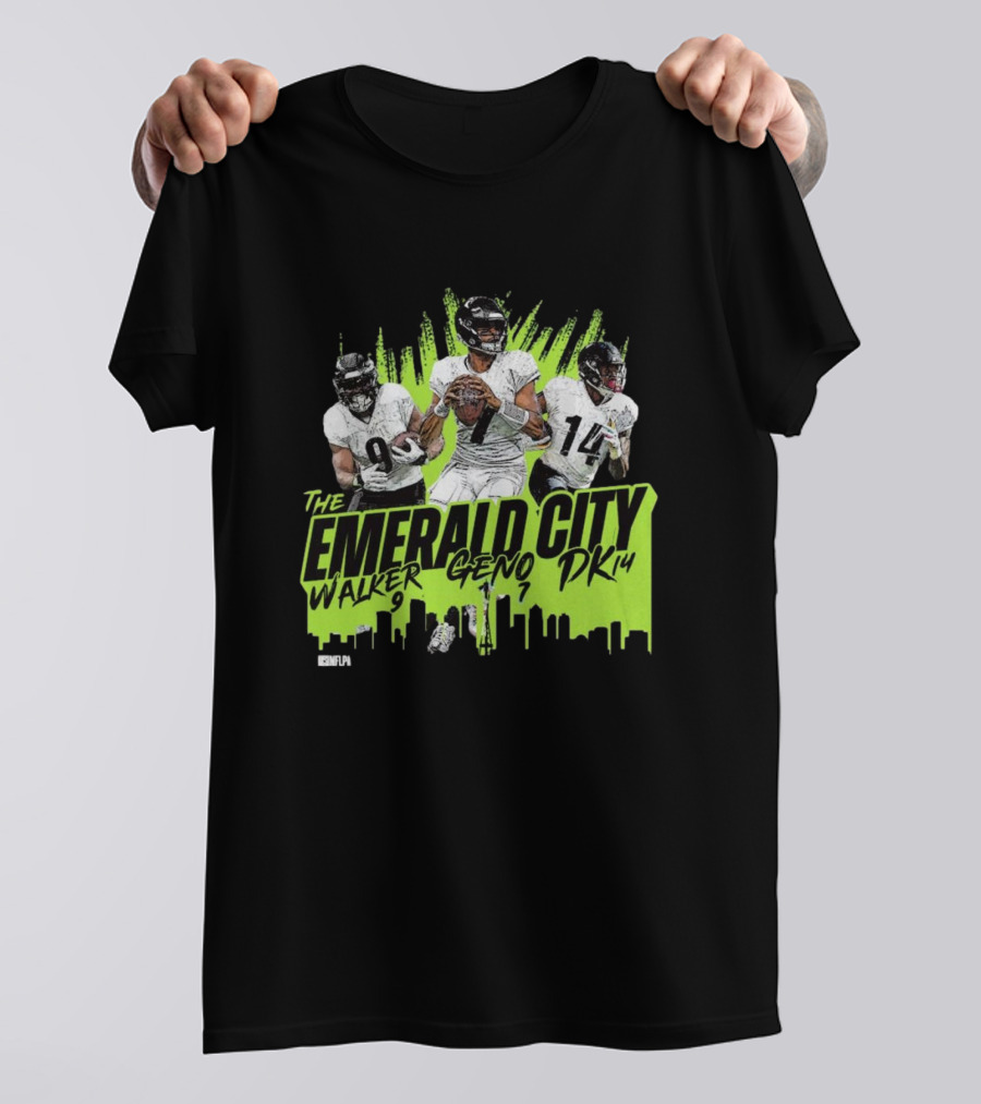 The Emerald City Walker Geno DK Seahawks NFL T-Shirt