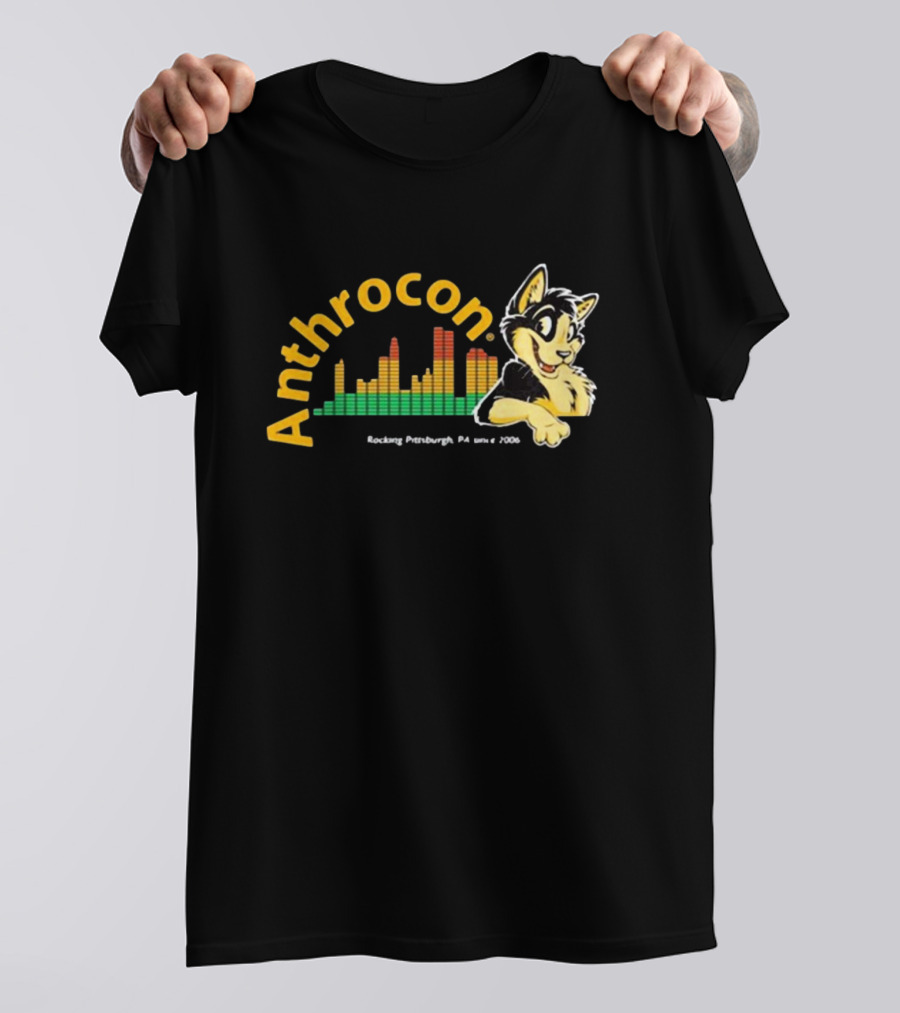 Anthrocon Rocking Pittsburgh PA Since 2006 Caleb Conomiplant T-Shirt