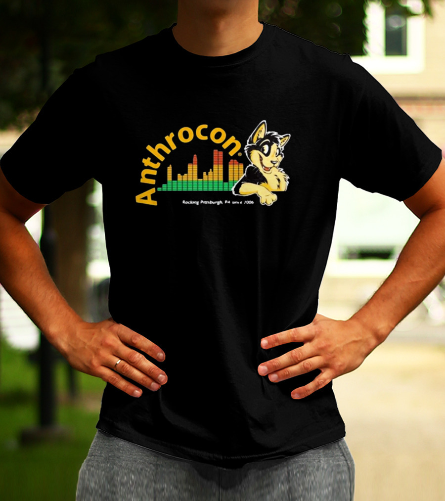 Anthrocon Rocking Pittsburgh PA Since 2006 Caleb Conomiplant T-Shirt