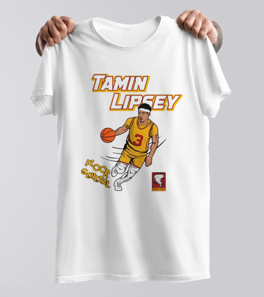 Tamin Lipsey Floor General Comic Book Superhero Iowa State Cyclones T-Shirt